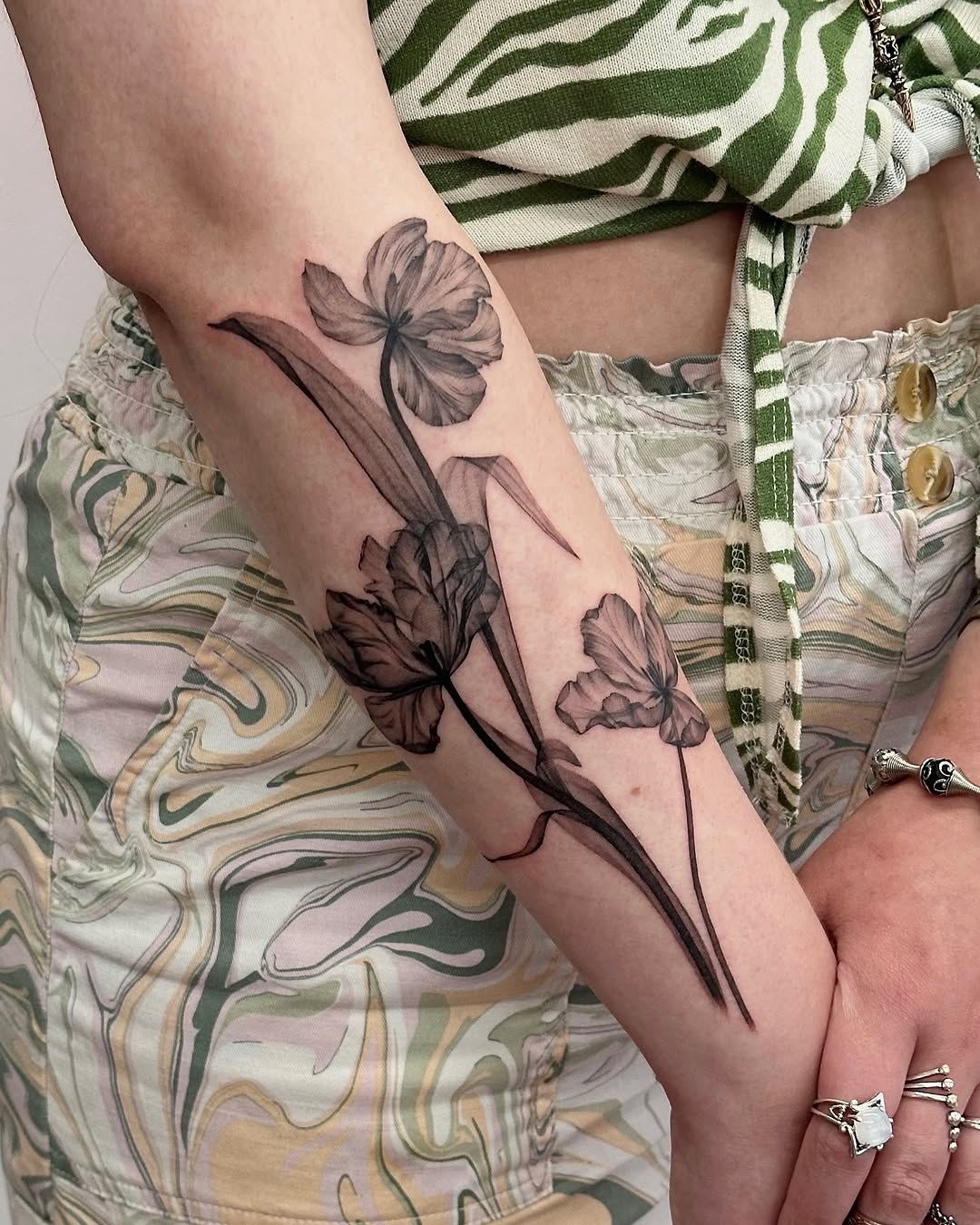Tattoo by @heeyatattoo — fine_line, black_and_grey