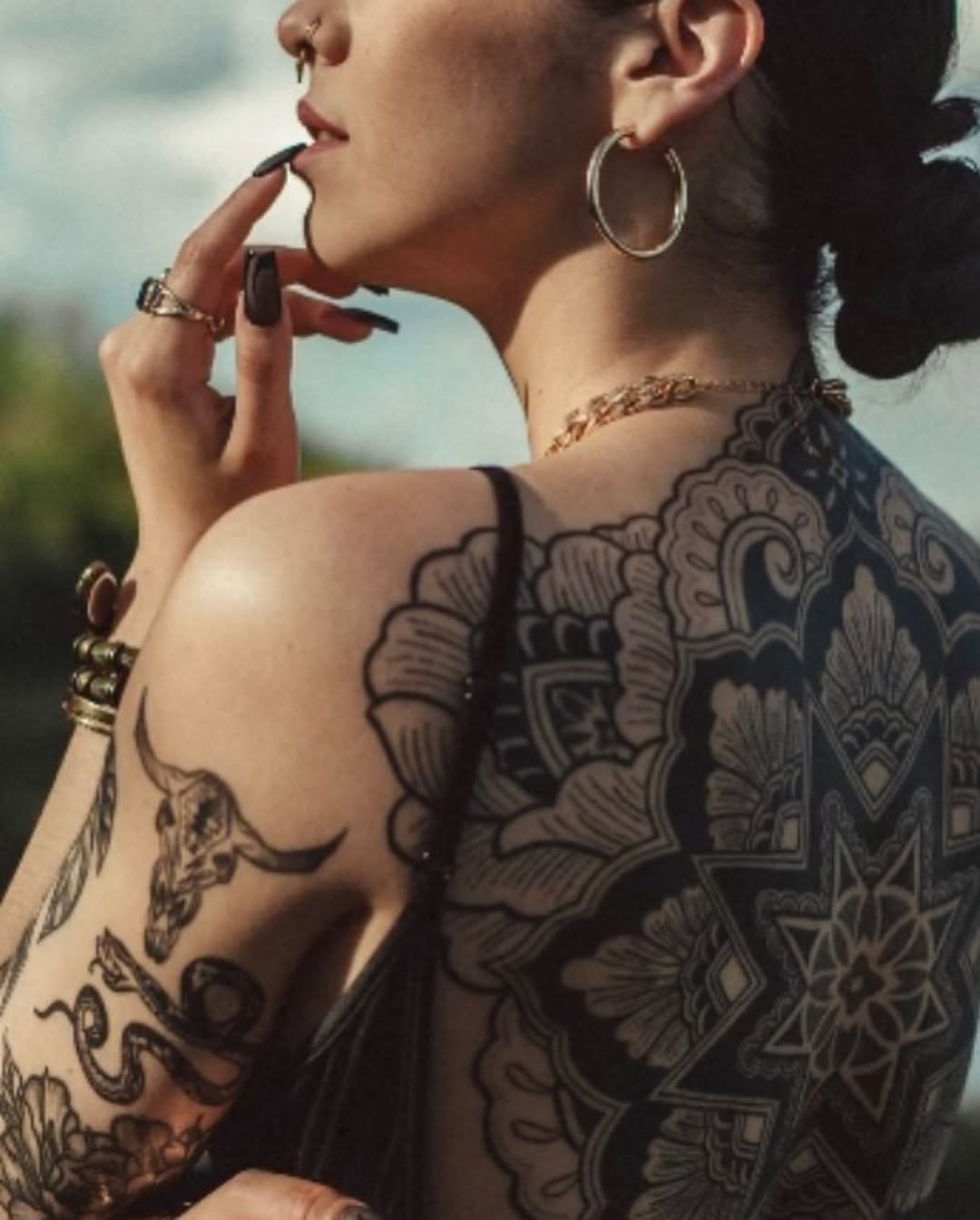 Tattoo by @soft_hand_jan — blackwork, ornamental