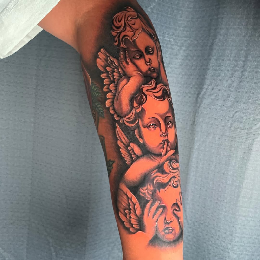 Tattoo by @tattedbytorii — realism, black_and_grey