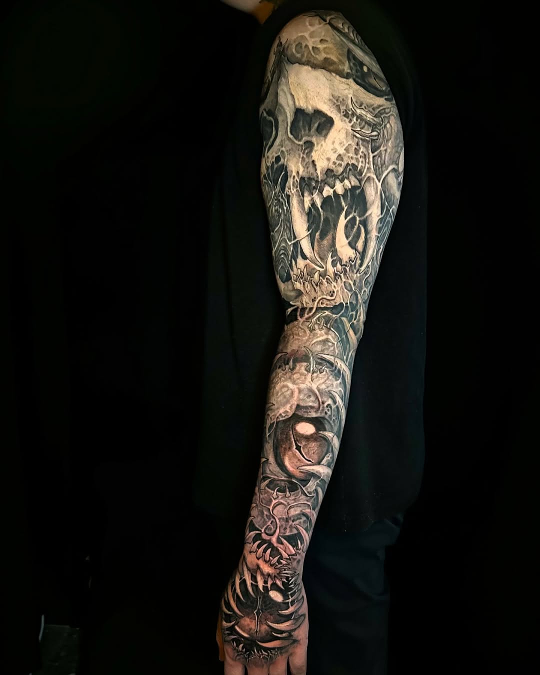 Tattoo by @99_blk โ realism, dark_realism