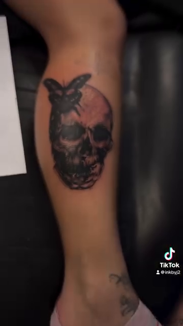 Tattoo by @inkbyj2 — black_and_grey, realism