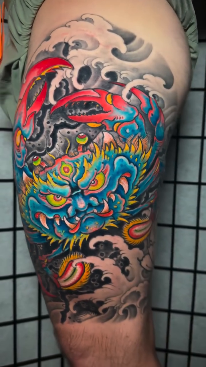 Tattoo by @nickcarusotattoo — japanese_irezumi