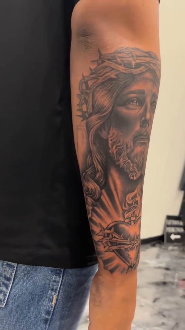 Tattoo by @a5ink — realism, black_and_grey