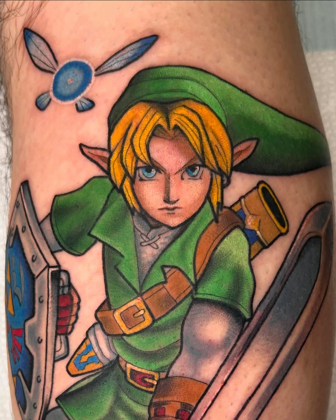 Tattoo by @paintingtattoos — illustrative, anime