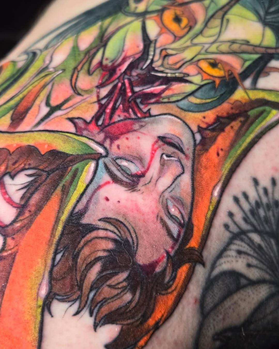 Tattoo by @kristynkayborglum — illustrative, dark_realism