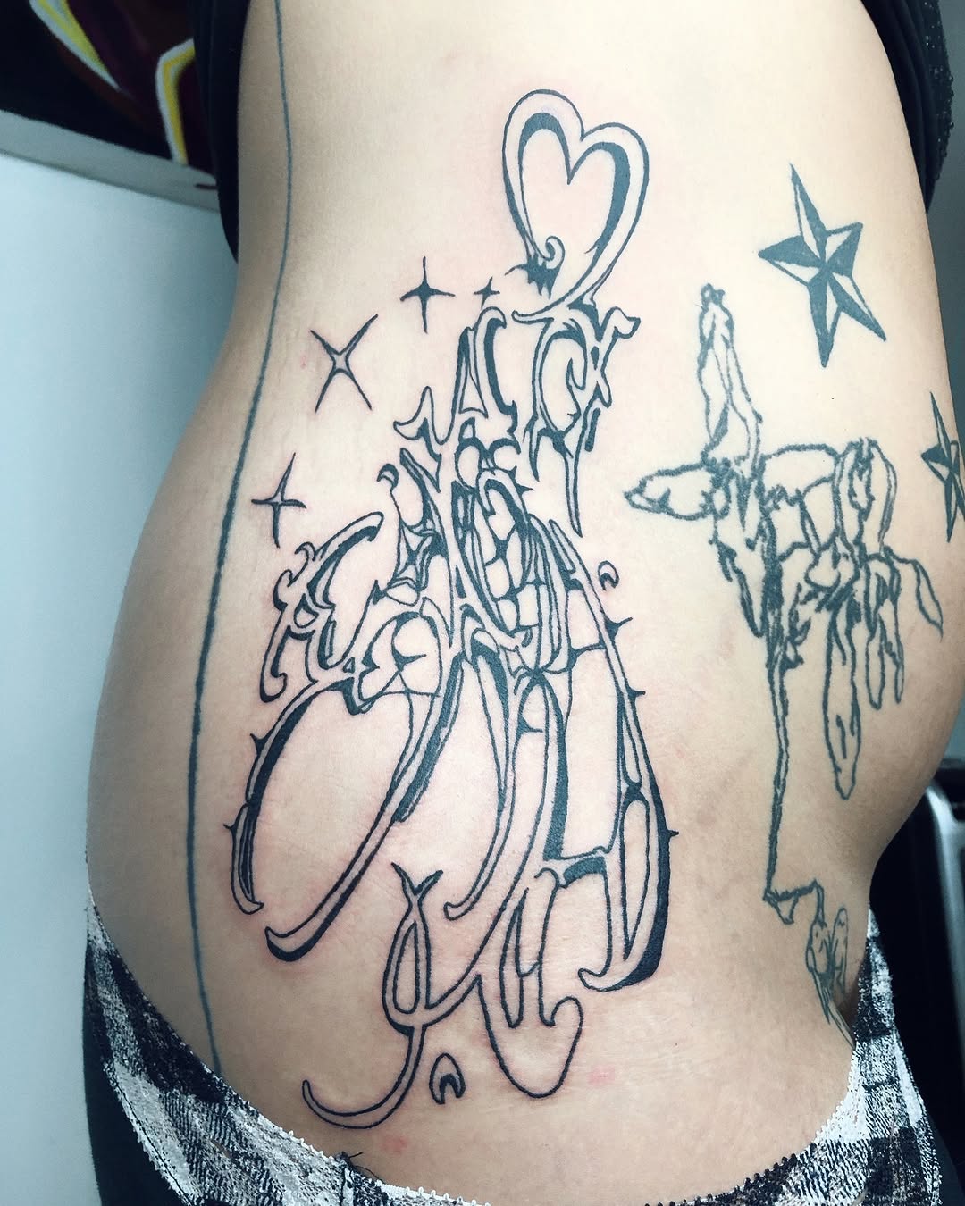 Tattoo by @oykuinkslove — lettering_script