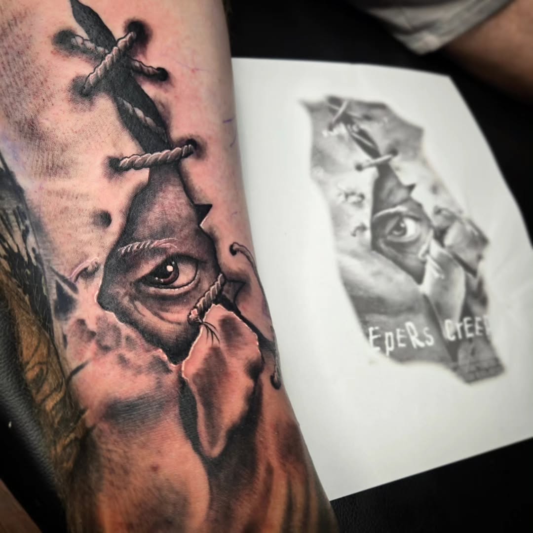 Tattoo by @johnson_handmade — realism, black_and_grey