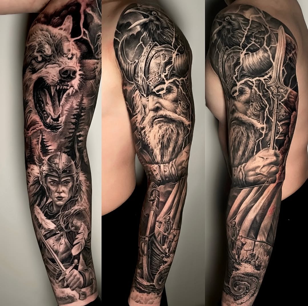 Tattoo by @tommyyu852 — realism, black_and_grey