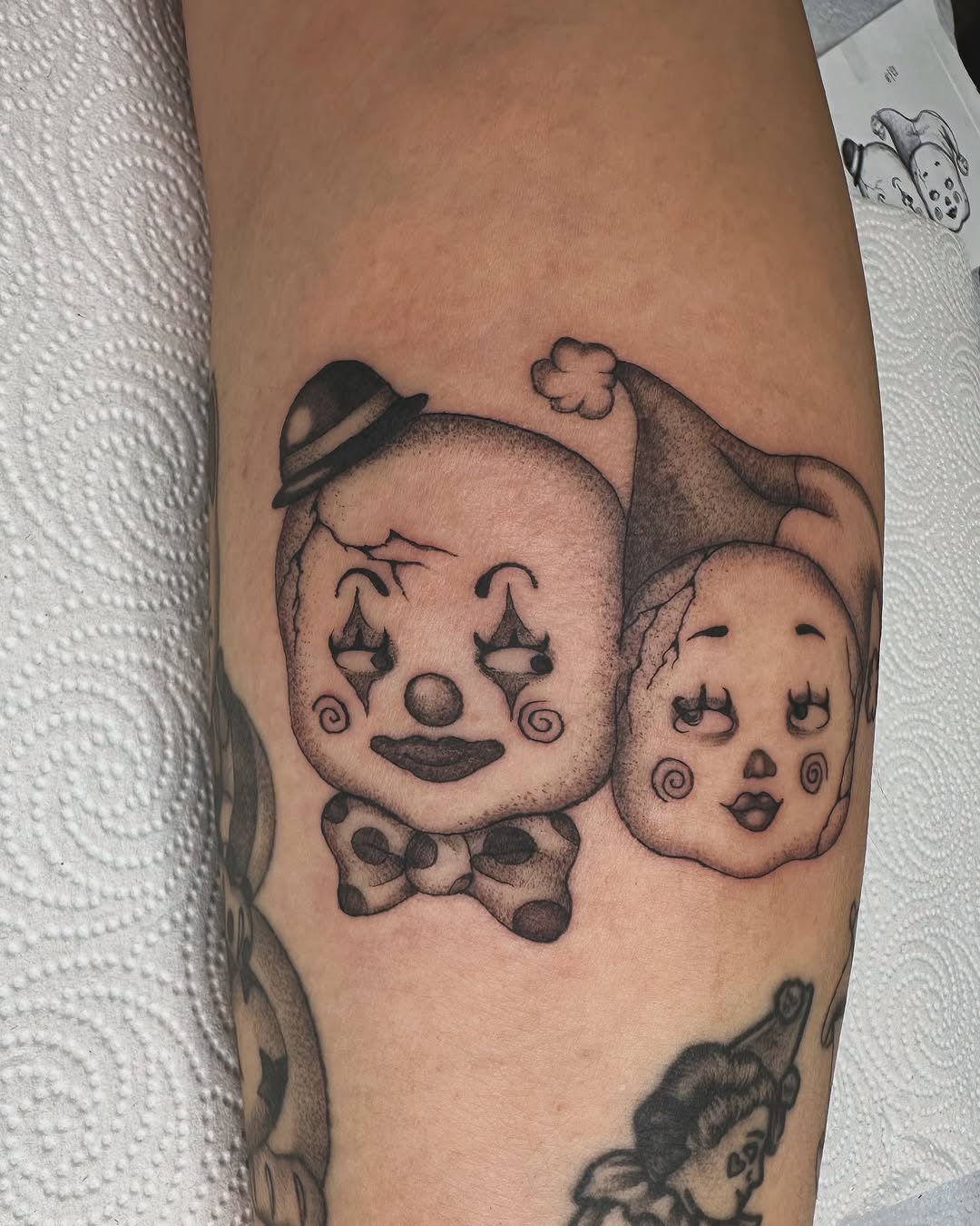 Tattoo by @tryxxy.sphynx — chicano, black_and_grey