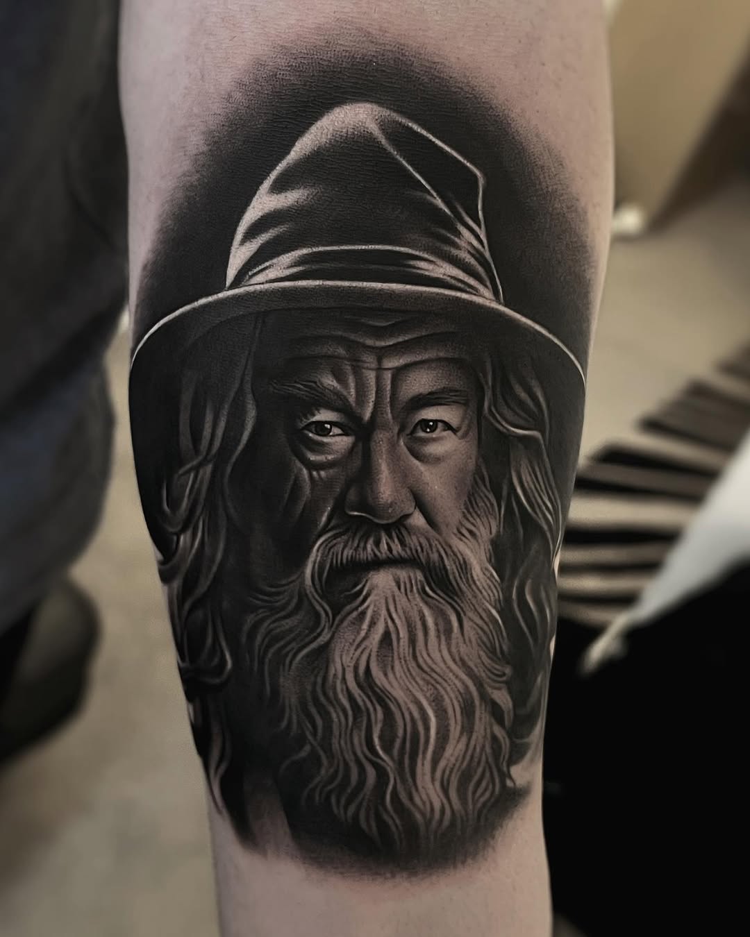 Tattoo by @jfrancistattoo β realism, black_and_grey