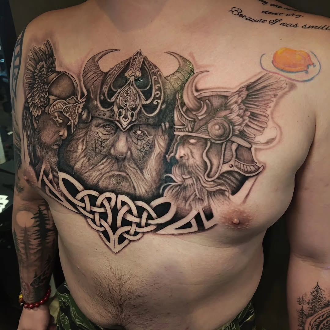 Tattoo by @alextwk.tattoo — black_and_grey, realism