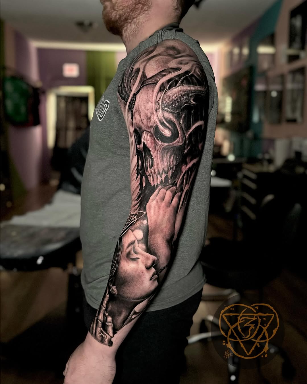 Tattoo by @jleifeste_art — realism, dark_realism