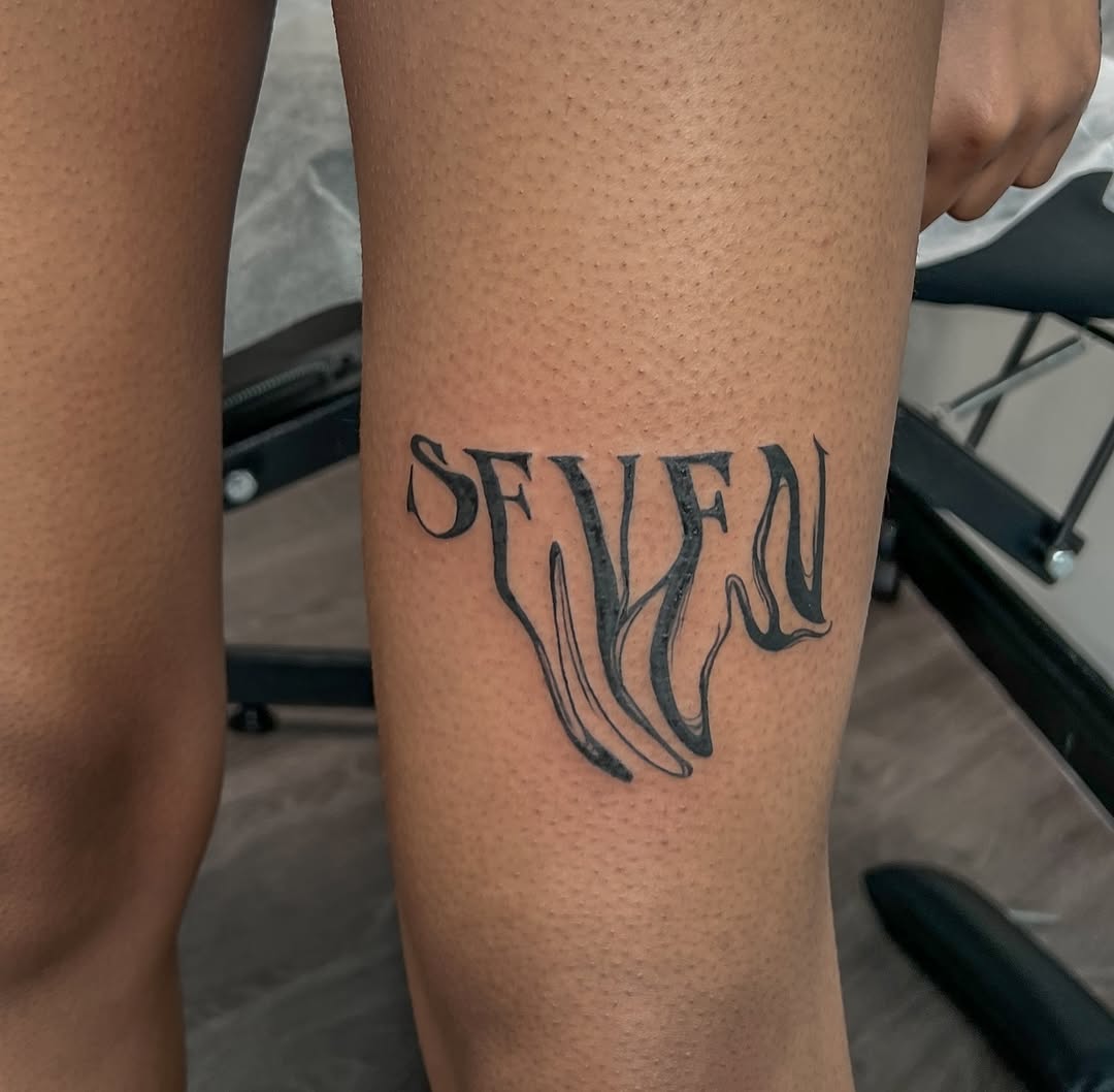 Tattoo by @inkbysyd โ lettering_script, illustrative