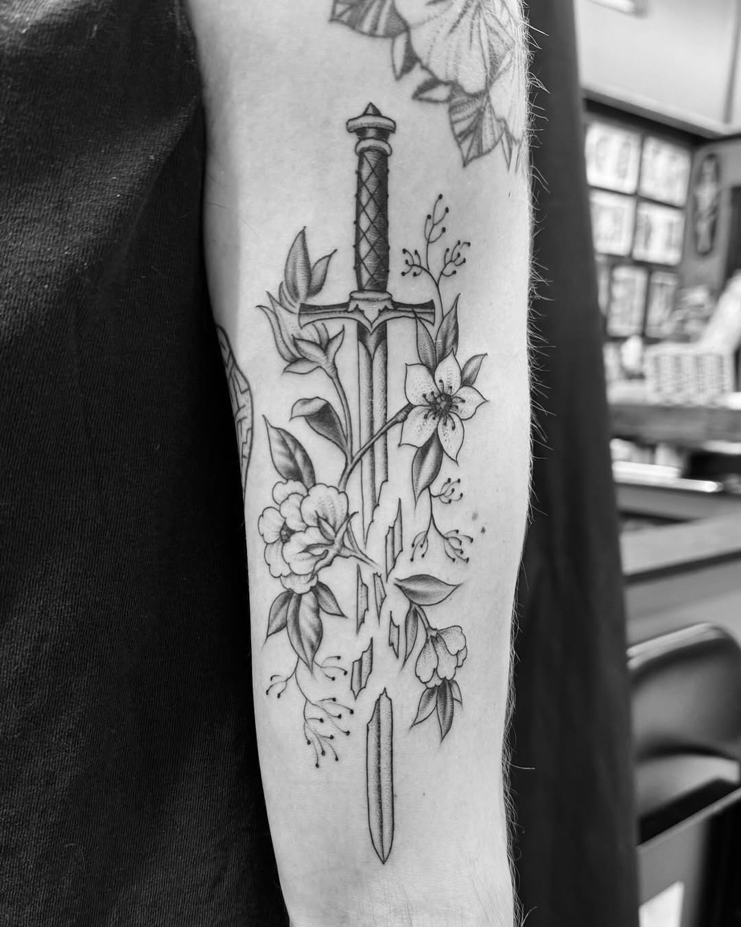 Tattoo by @blackworkboston — fine_line, black_and_grey