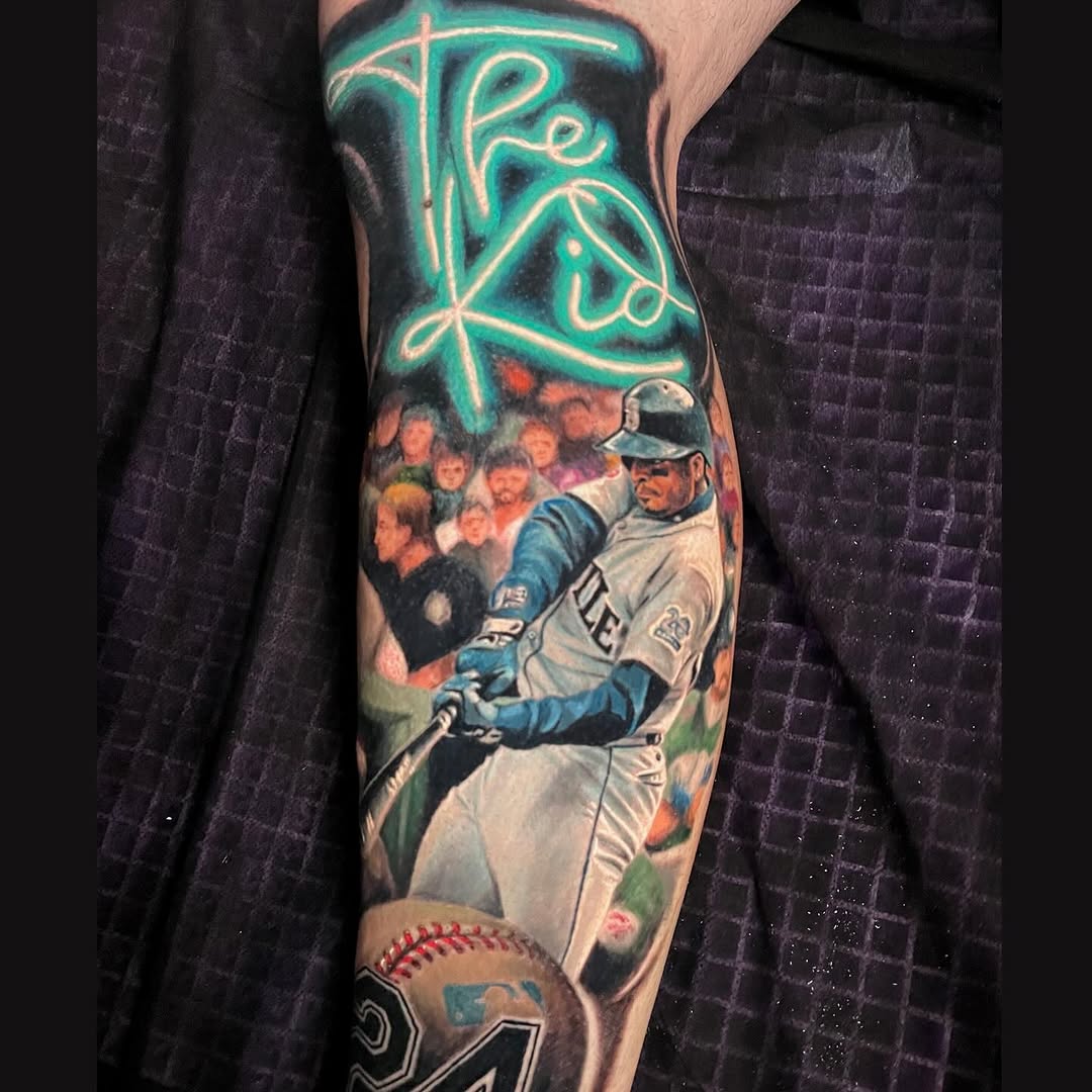 Tattoo by @jaredtattoo — realism, lettering_script