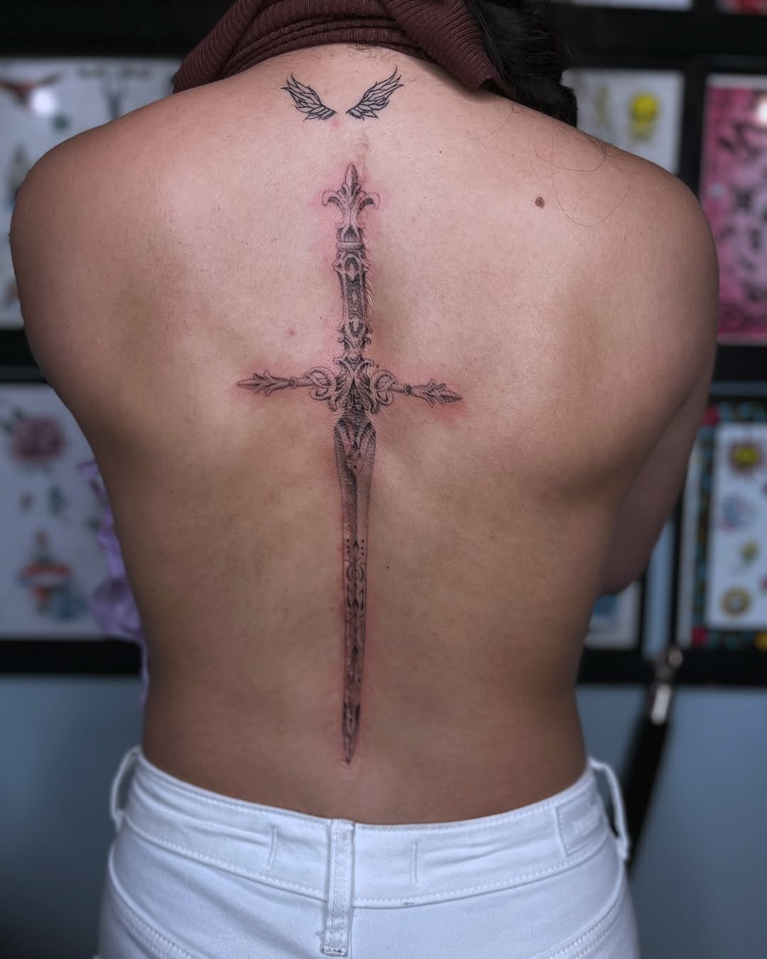 Tattoo by @syfer.tattoo β fine_line, black_and_grey