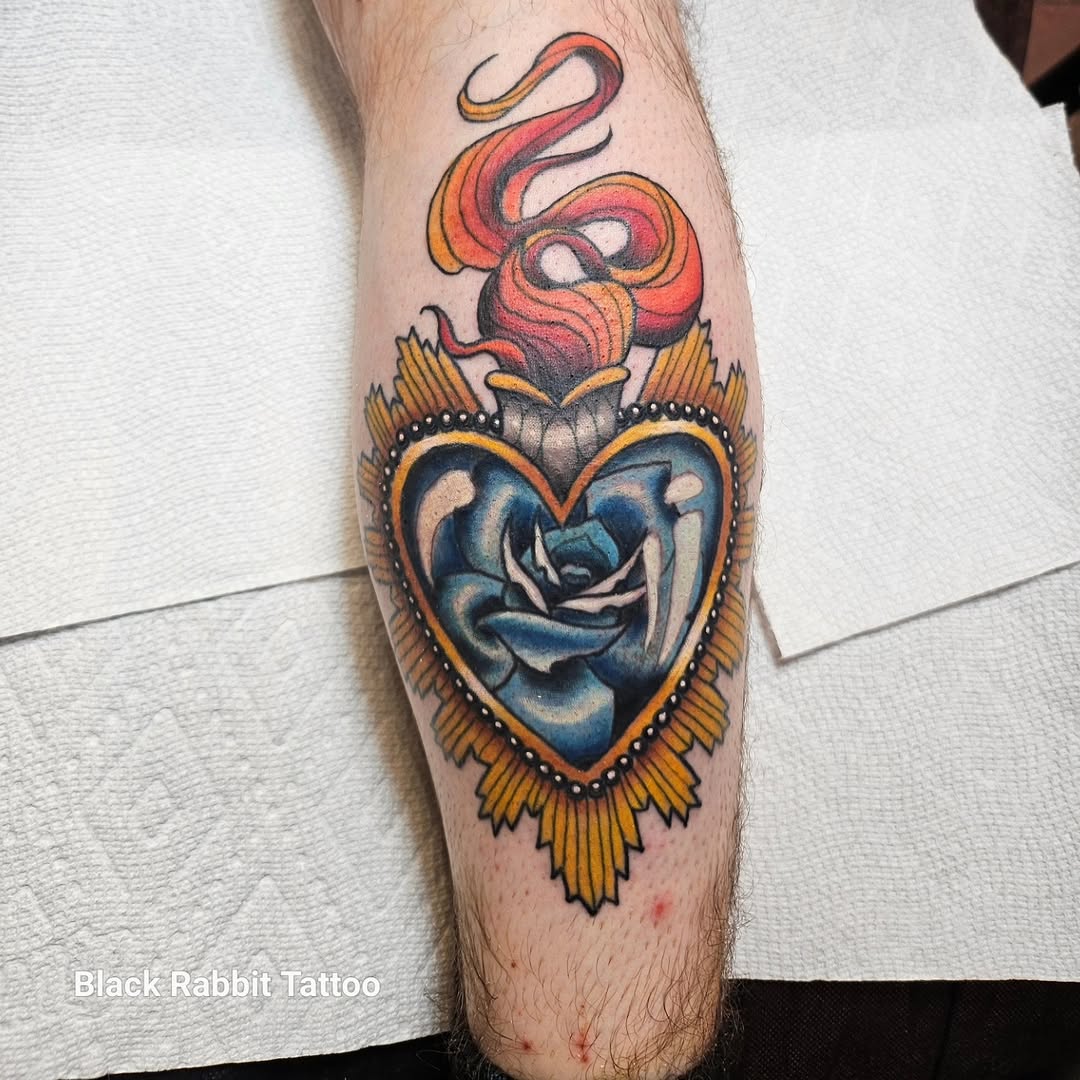 Tattoo by @victoriahtattoos — neo_traditional, black_and_grey