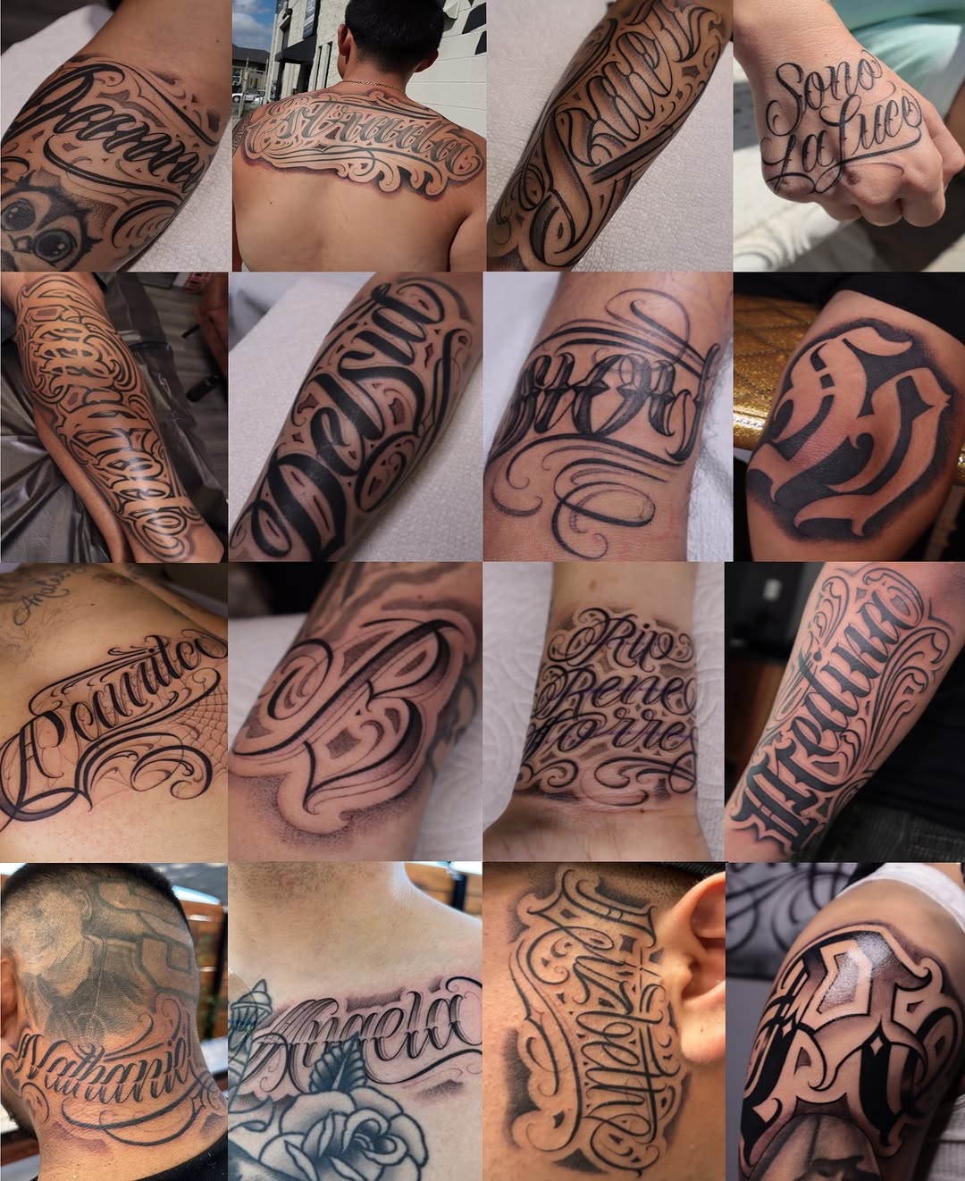Tattoo by @mottatattoos โ lettering_script, black_and_grey