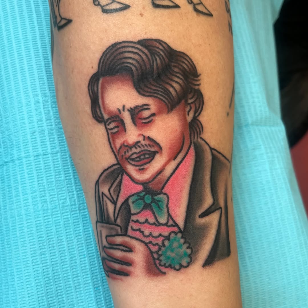 Tattoo by @fearlessfoxes — american_traditional, realism