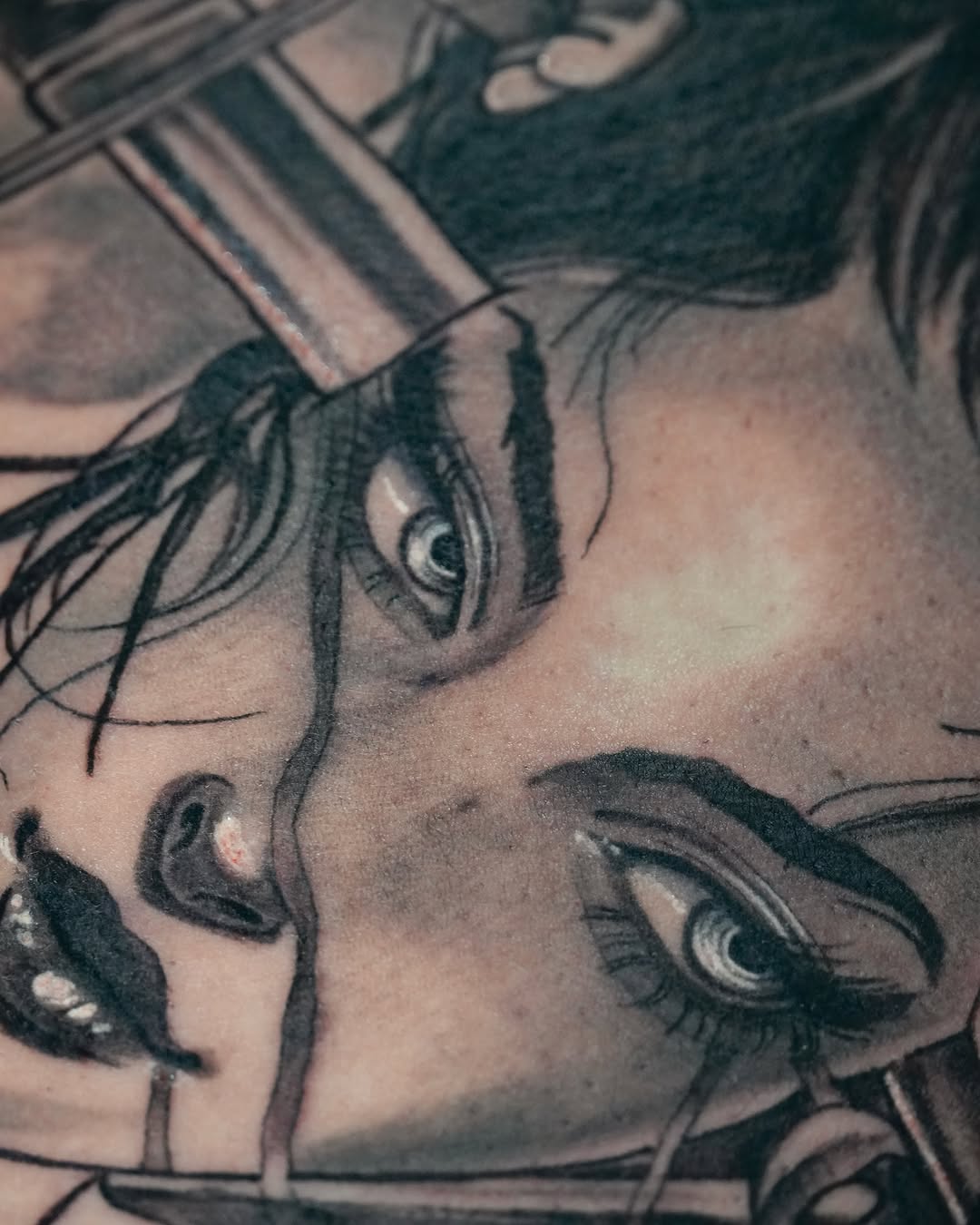 Tattoo by @mathildy — realism, black_and_grey