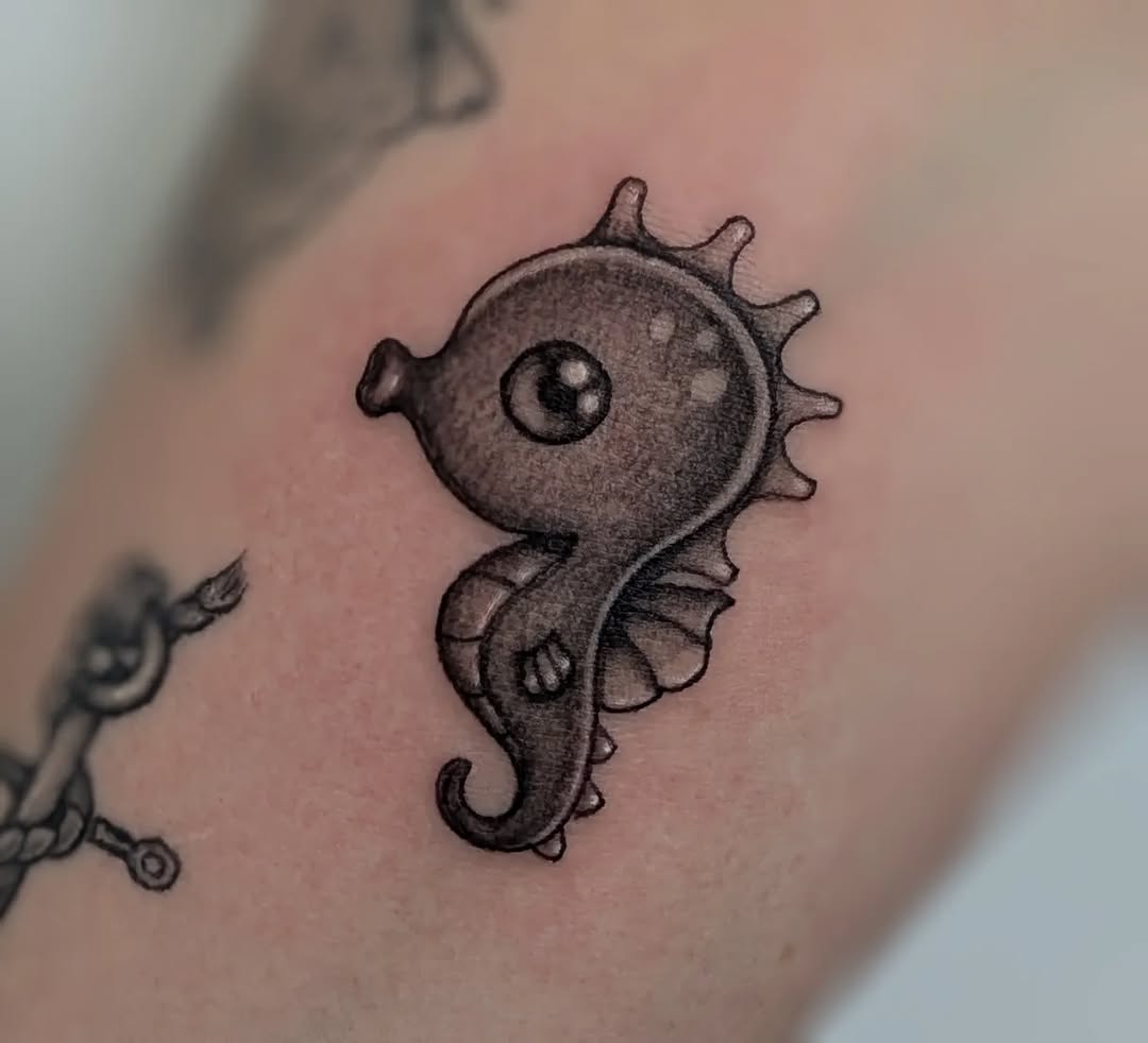 Tattoo by @sclerotik_tattoo — black_and_grey