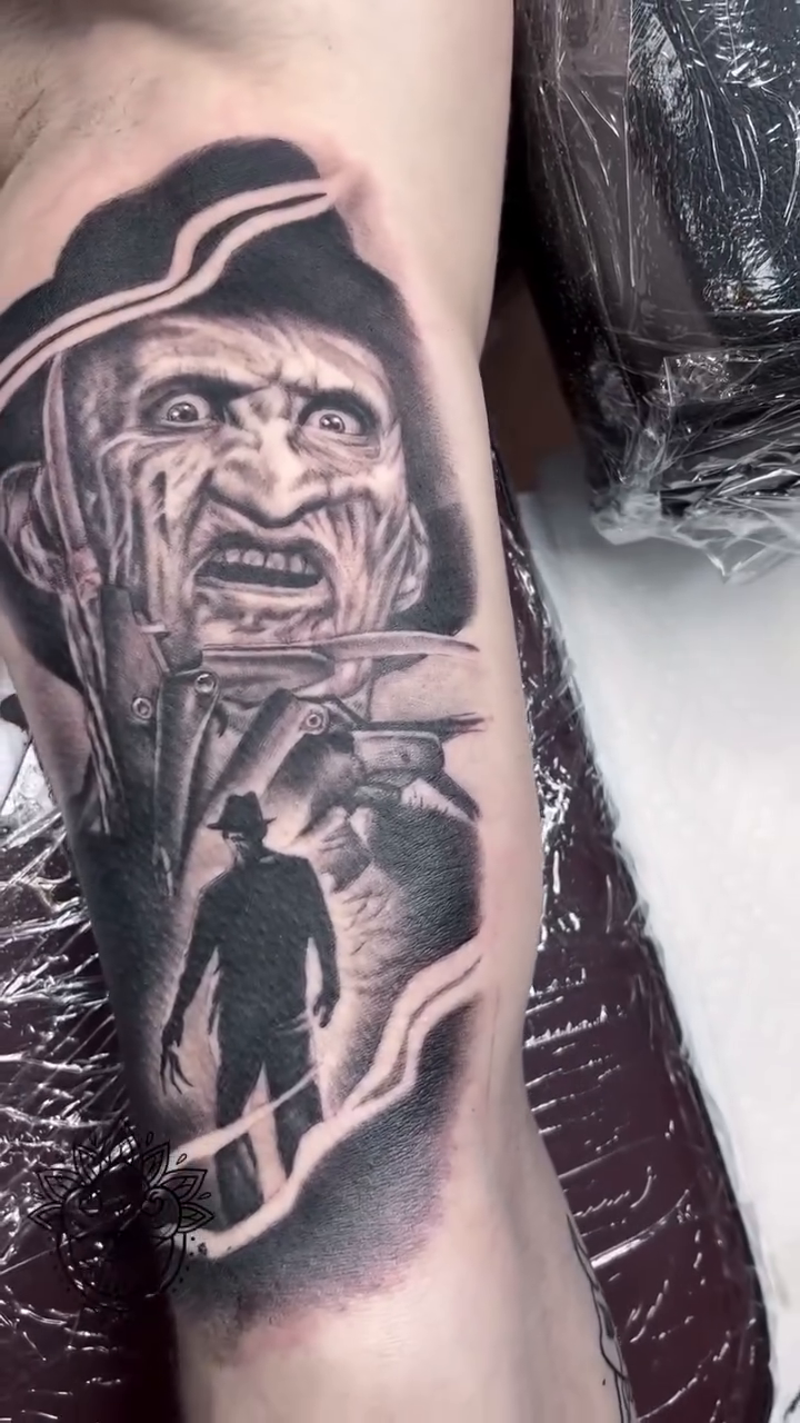 Tattoo by @art_by_quindeelmitchell — realism, dark_realism