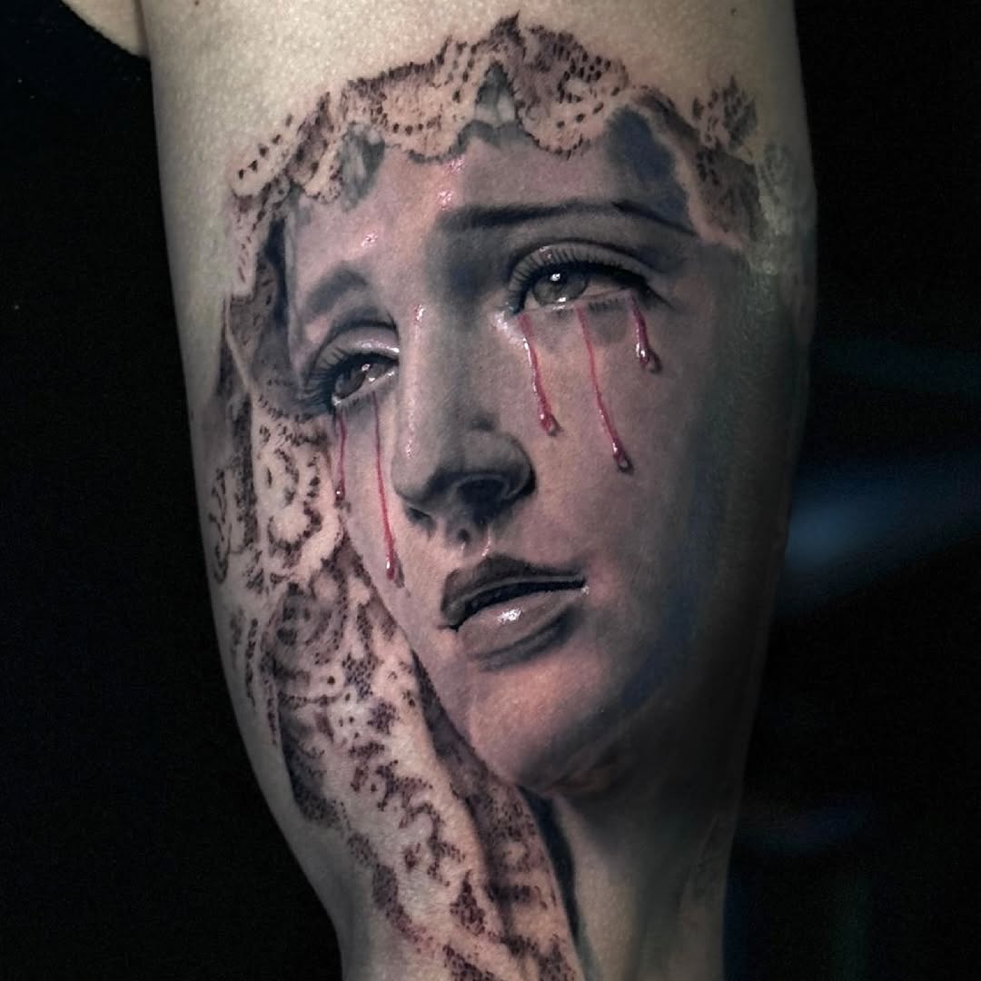 Tattoo by @rene_artt — realism, black_and_grey