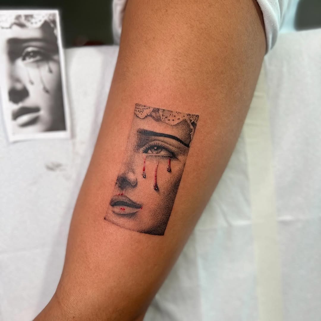 Tattoo by @nickyrose.tattoos โ realism, illustrative
