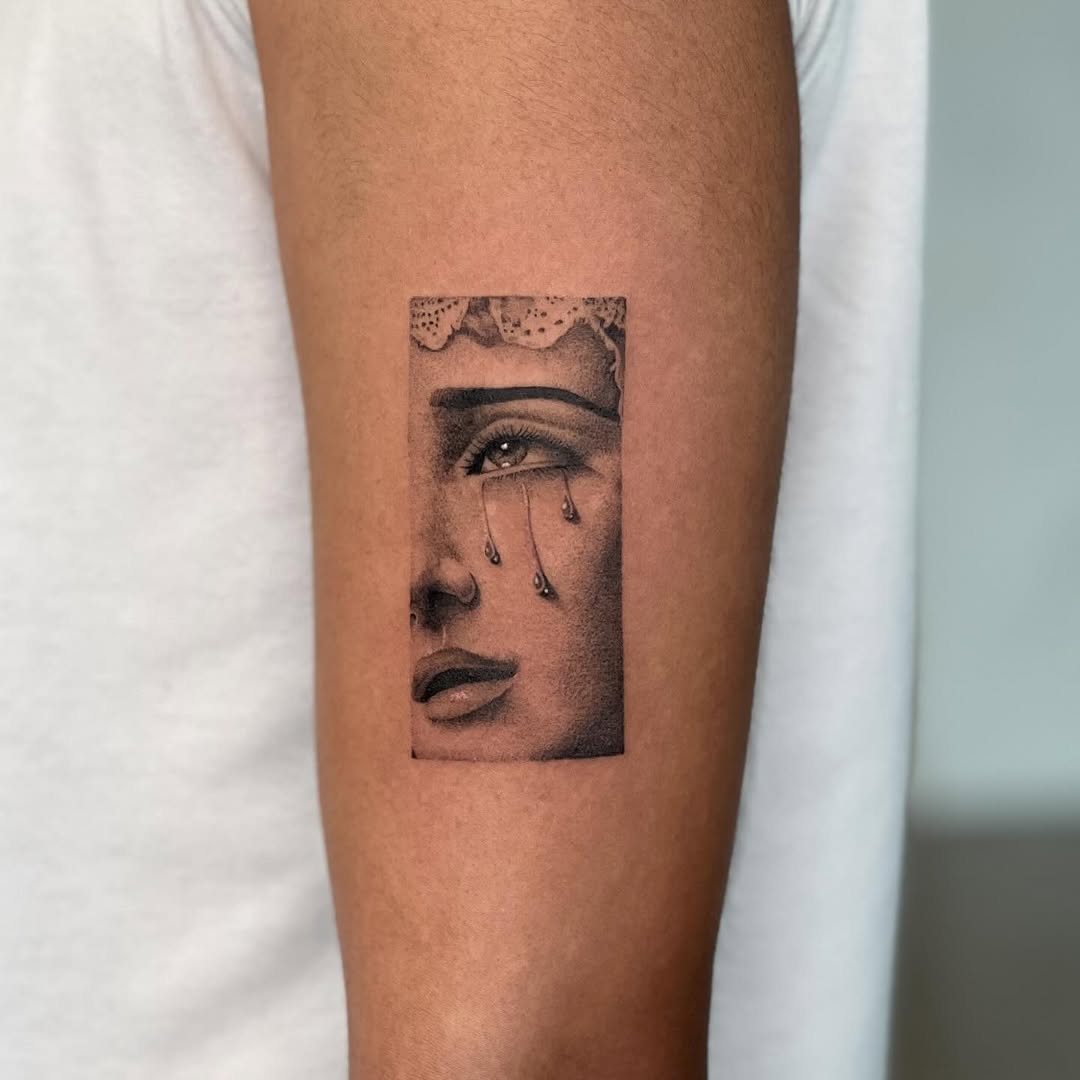Tattoo by @nickyrose.tattoos โ realism, black_and_grey