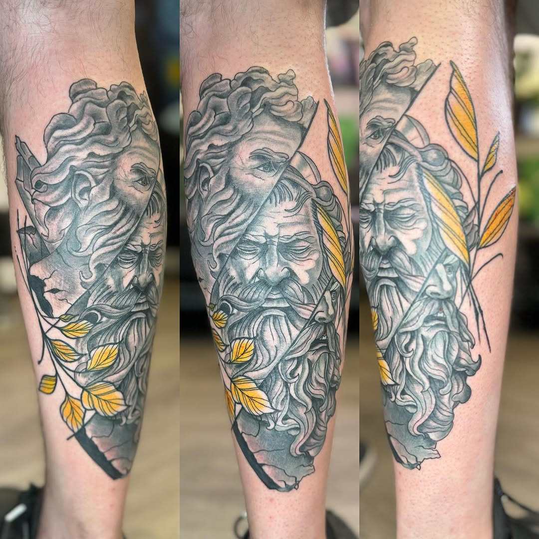 Tattoo by @flashme_ink — black_and_grey, realism