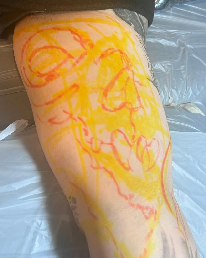 Tattoo by @barragantattoos — sketch