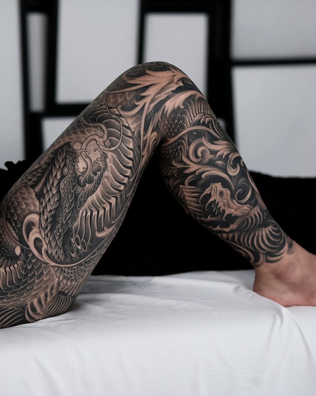 Tattoo by @eugenetattoo — japanese_irezumi, blackwork