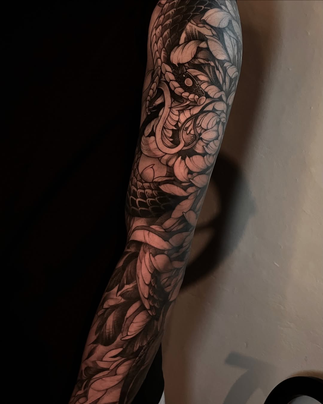 Tattoo by @72_blk — japanese_irezumi, black_and_grey