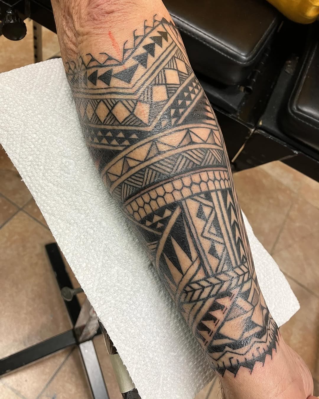 Tattoo by @bystevemartin — tribal, blackwork