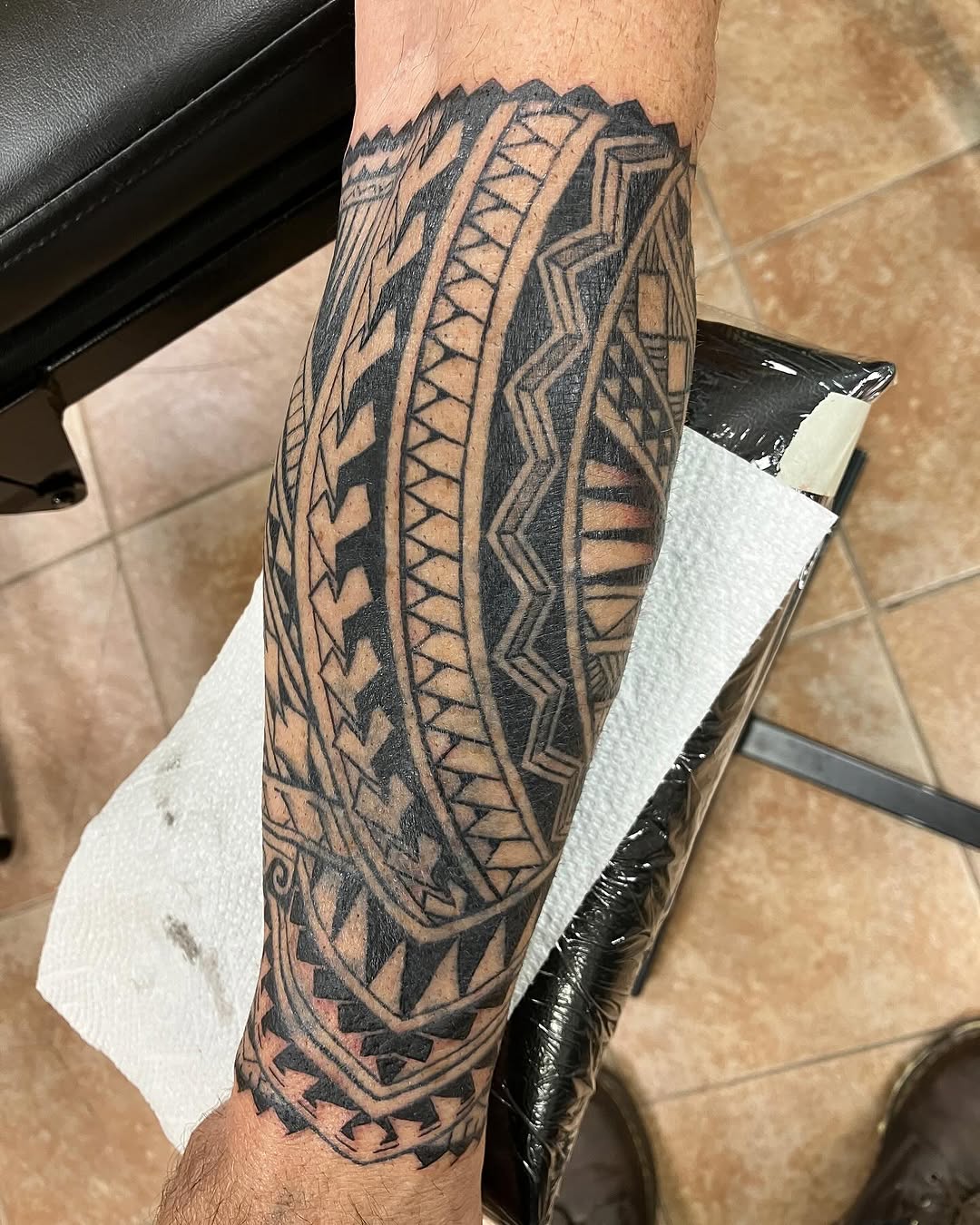 Tattoo by @bystevemartin — tribal, blackwork