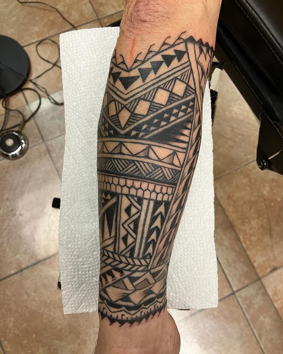 Tattoo by @bystevemartin — tribal, blackwork