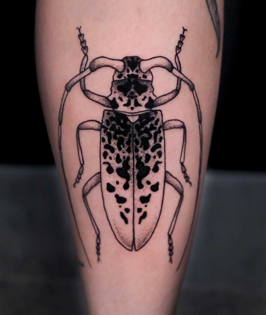 Tattoo by @coco.tattoo_ — black_and_grey, realism