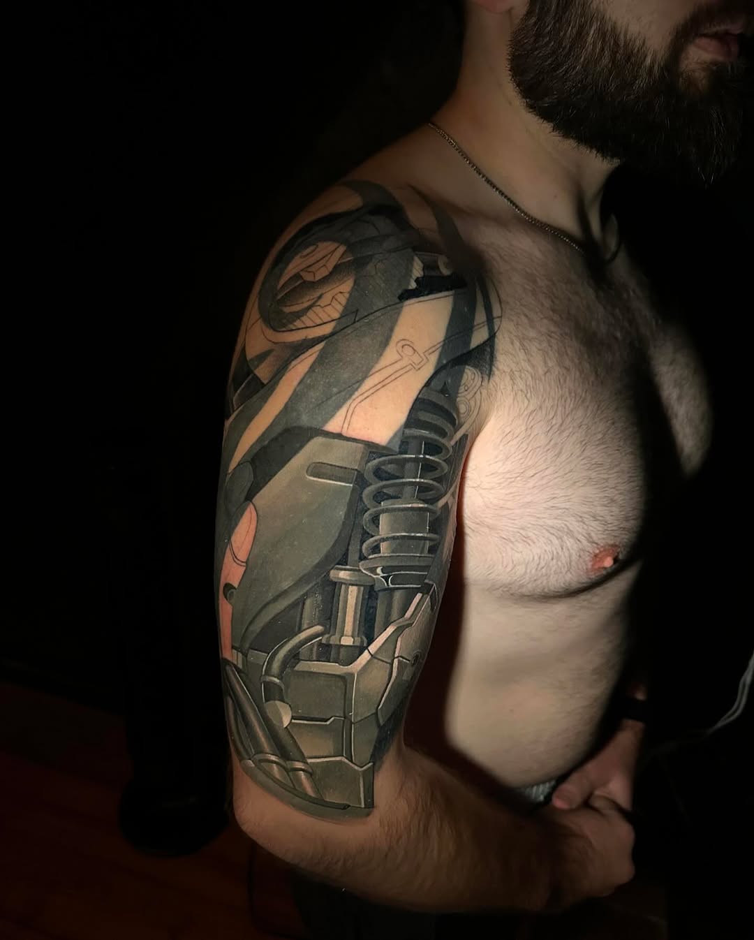 Tattoo by @mikey_ruck — realism, black_and_grey