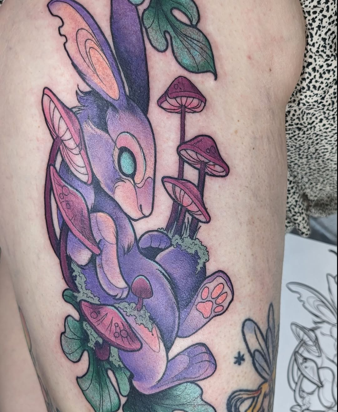 Tattoo by @jainagoldtattoos — new_school, illustrative