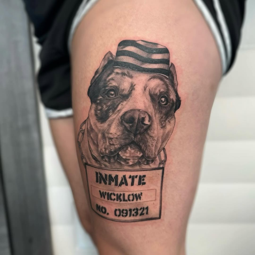 Tattoo by @peach.boa — realism, black_and_grey