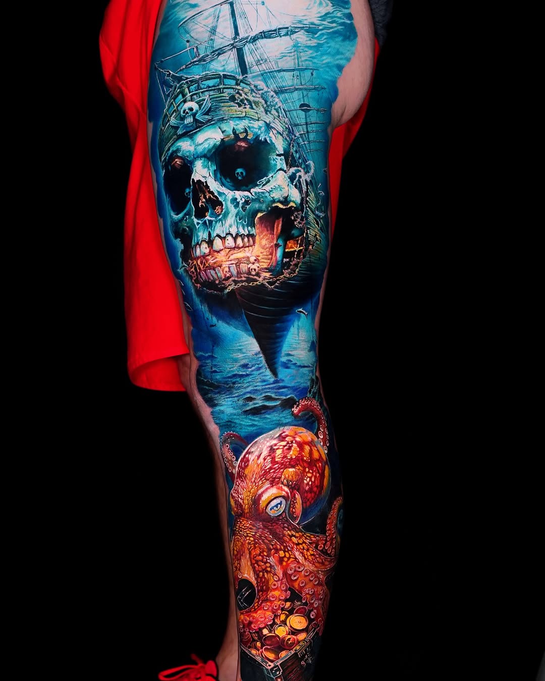 Tattoo work at Boston Tattoo Convention 2026
