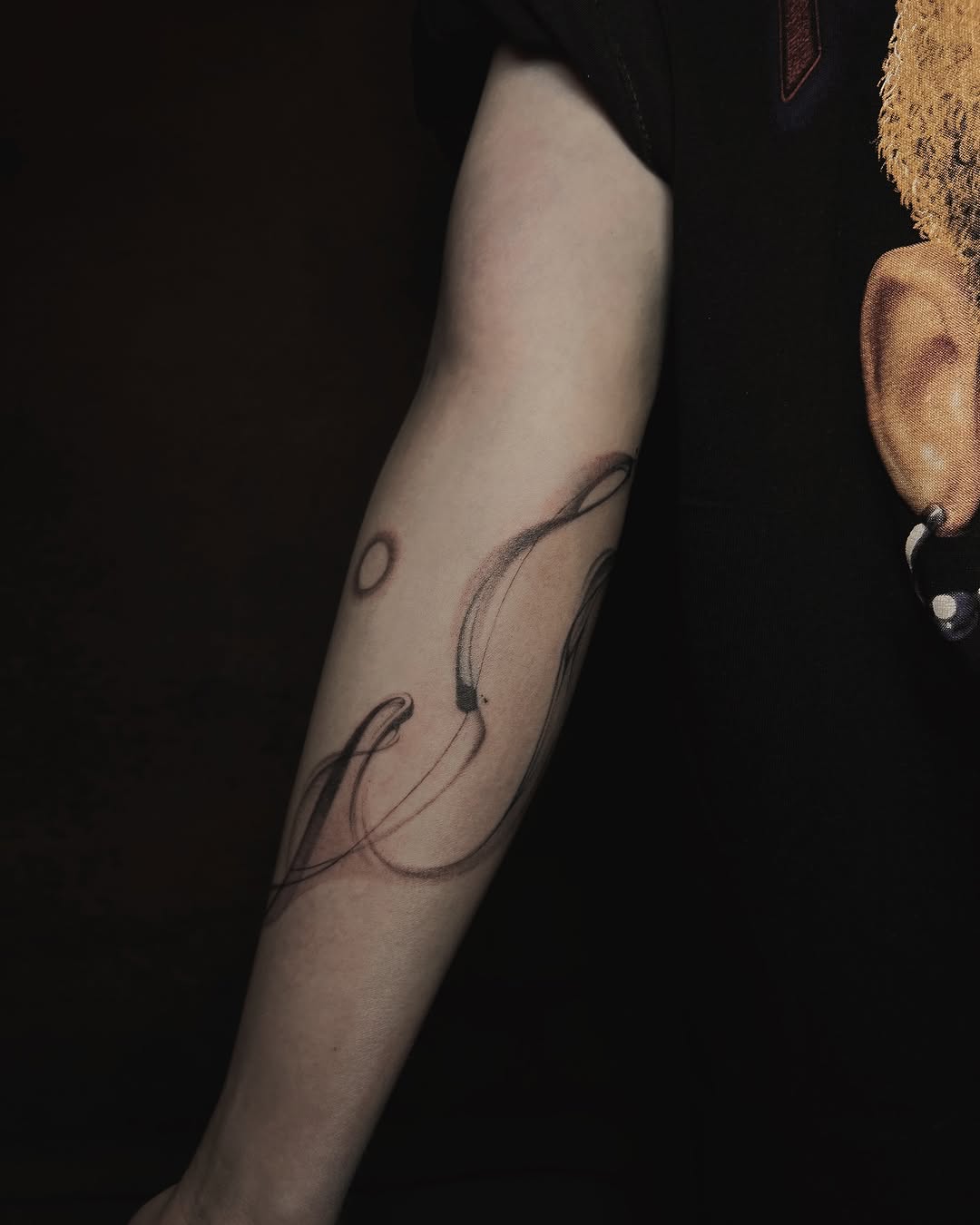 Tattoo by @goatmag.azine — black_and_grey, fine_line
