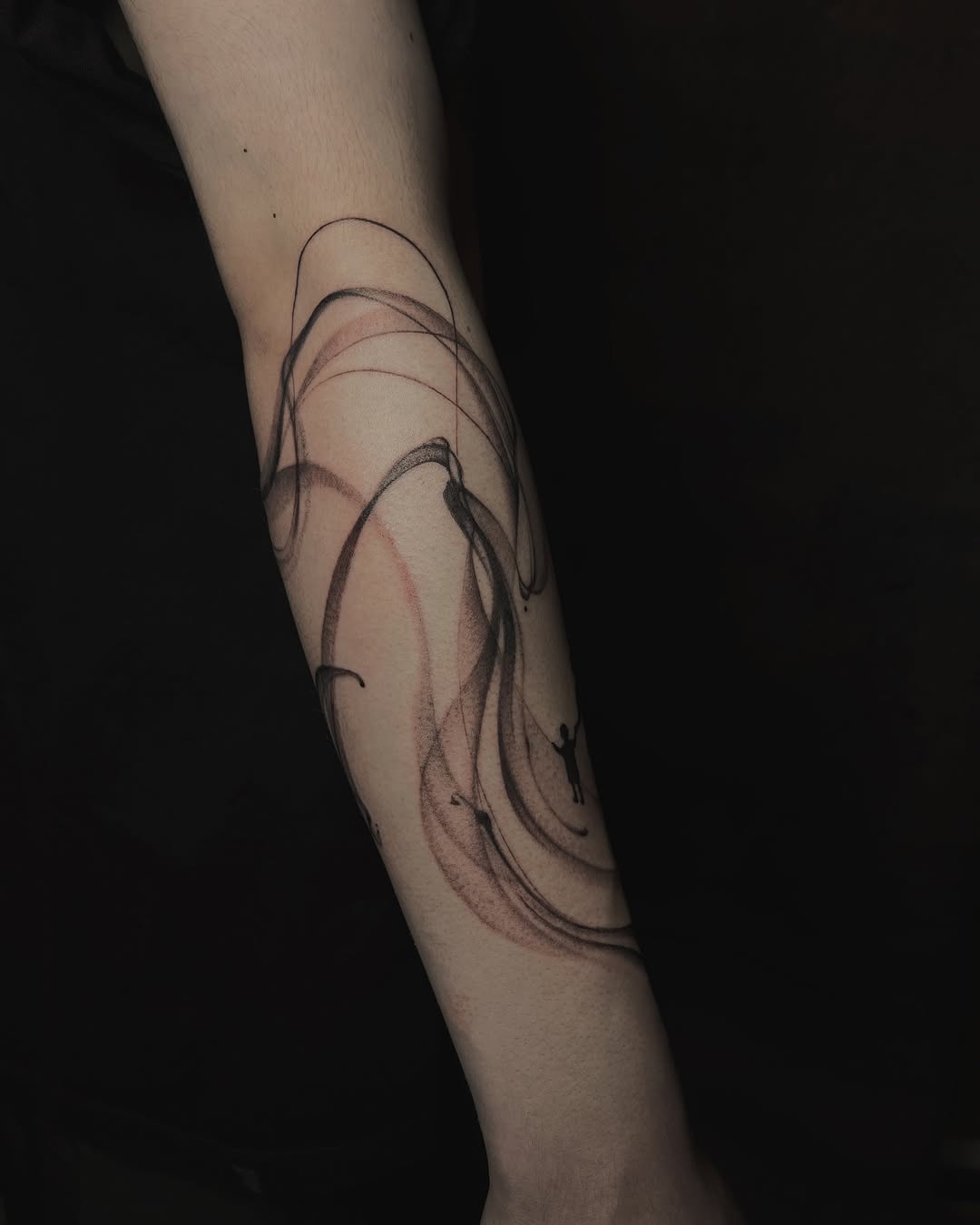 Tattoo by @goatmag.azine — fine_line, dotwork