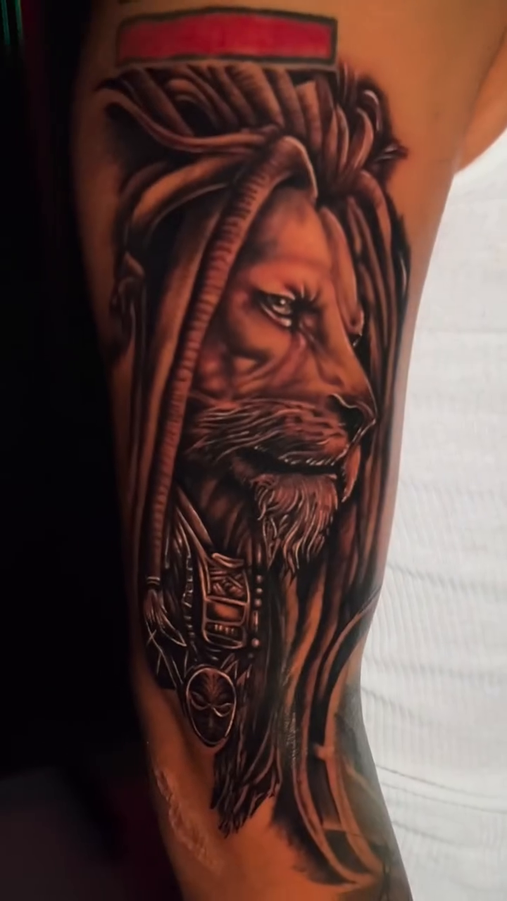 Tattoo by @dr_zeus_tattoo — realism, black_and_grey
