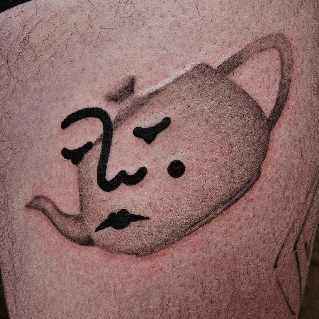 Tattoo by @ma.de.ligne — black_and_grey, illustrative