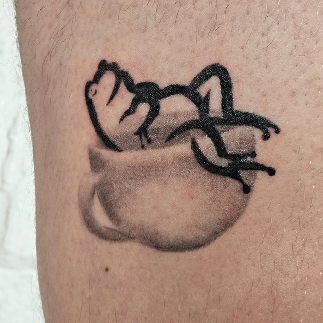 Tattoo by @ma.de.ligne — black_and_grey, illustrative