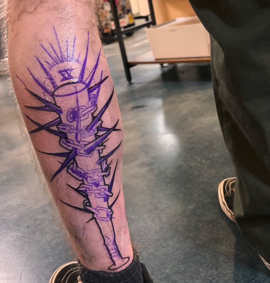 Tattoo by @kaiatattoos — blackwork, illustrative