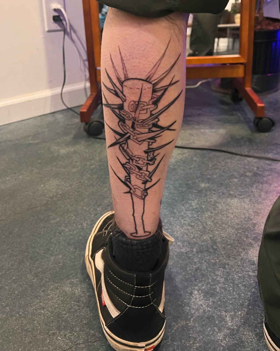 Tattoo by @kaiatattoos — blackwork
