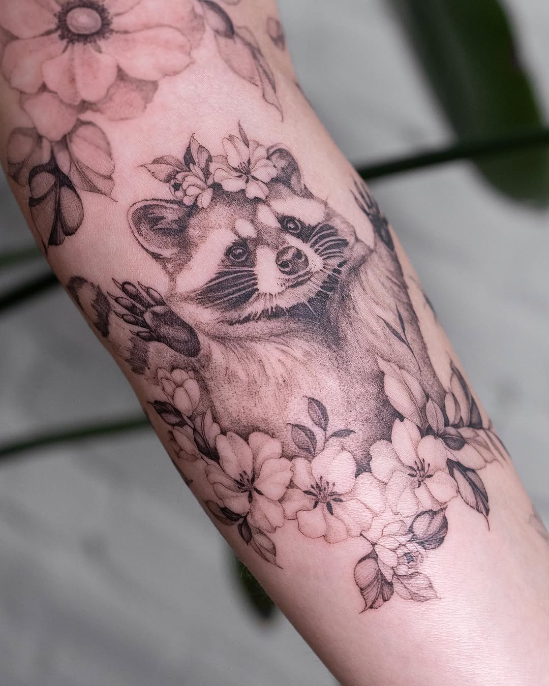 Tattoo by @lilyblu.ink — realism, black_and_grey