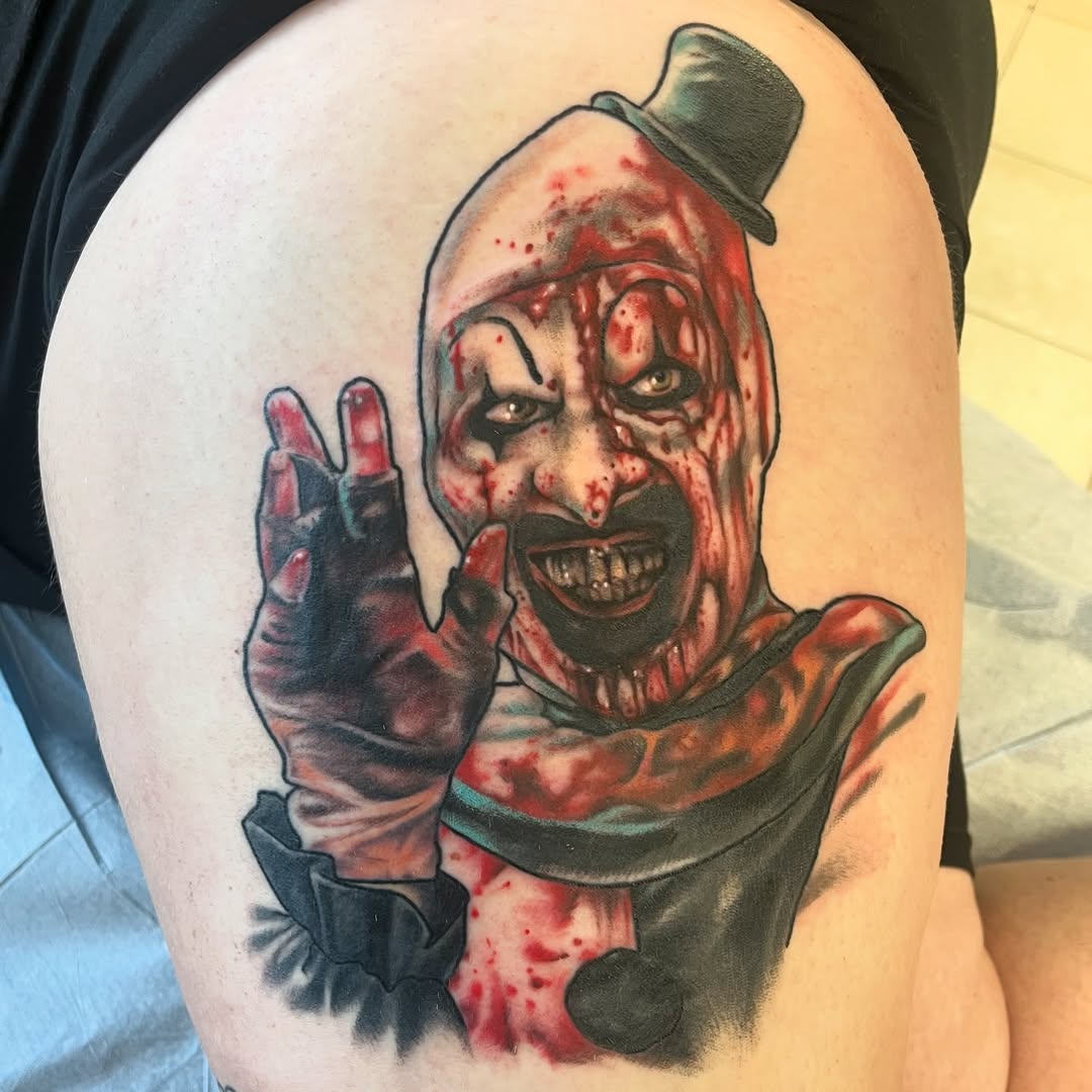Tattoo by @fearlessfoxes — realism, dark_realism